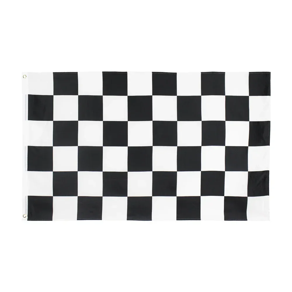 F1 Racing Flag 60x90cm 90x150cm 100% Polyester Classic Black White Checkered Racing Race Start Special Banner