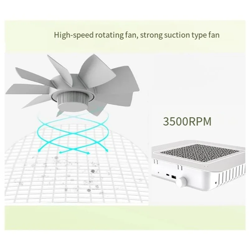 Акция! Ультратонкий пылесос для ногтей, портативный пылесборник для ногтей, применимый для дома и салона, вилка европейского стандарта