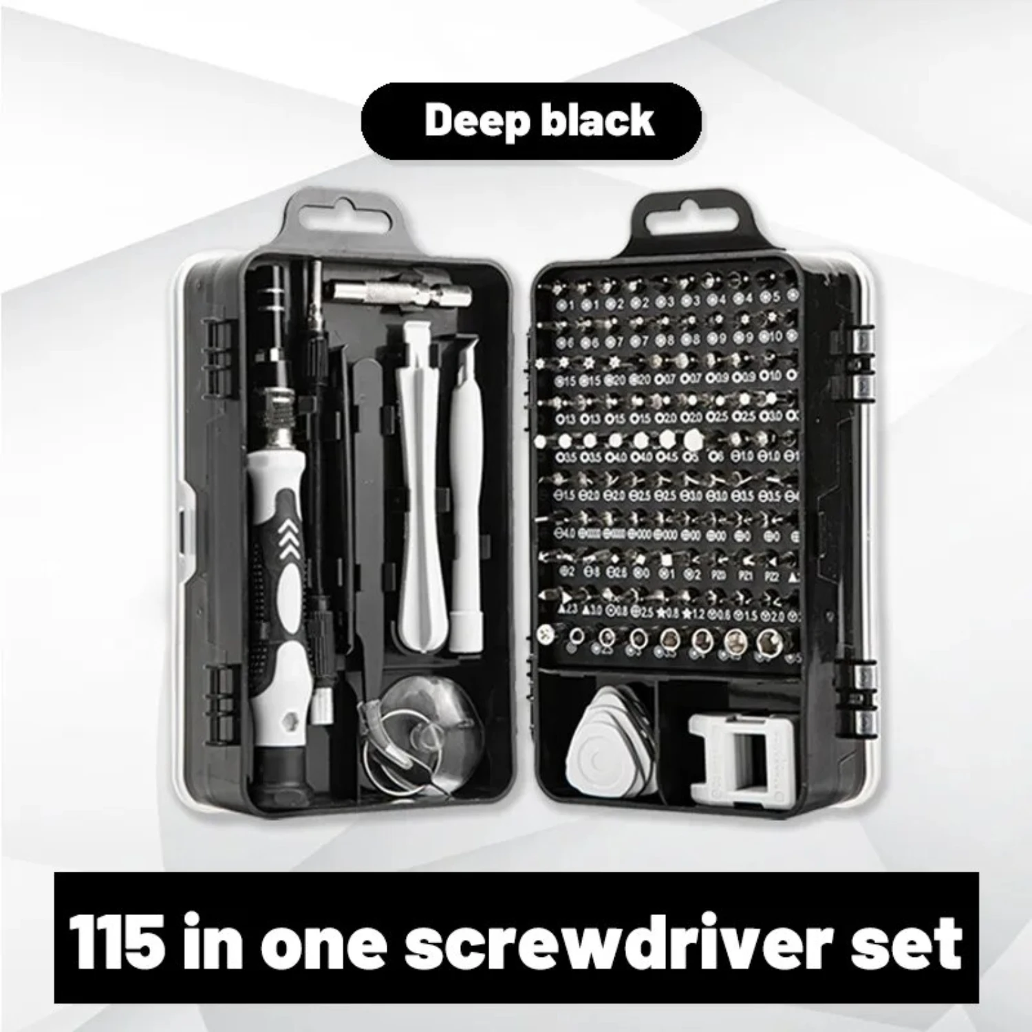 Mini Precision Screwdriver Set - 115 Piece Multi-Tool Kit for Computer, Mobile Phone Repair - Insulated, Magnetic Tip - Durable 