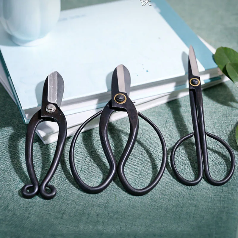 Laminated Steel Ikenobo Ikebana Scissors 16.5cm Traditional Japanese Flower Arrangement Bonsai Pruning Shears Garden Floral Shea
