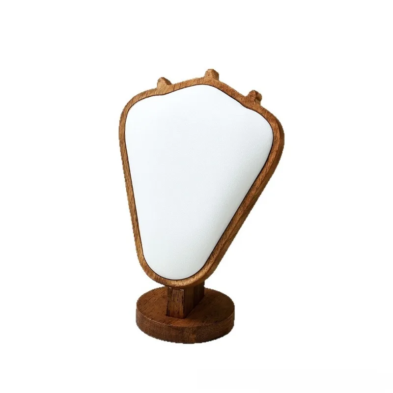 Solid wood jewelry display stand, model figurine luxury prop, counter and showcase display rack for jewelry store