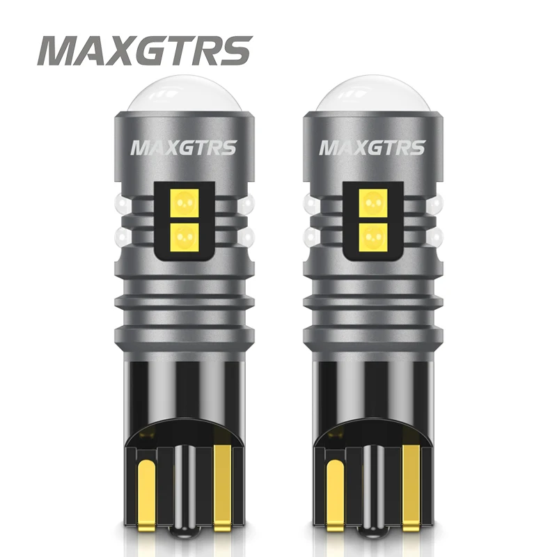 Maxgtrs 2 Stuks T10 W 5W Led Lamp Canbus Geen Fout 194 168 Led Licht Xbd Chip Auto Signaallamp Interieur Parkeerpositie Lichten Wit