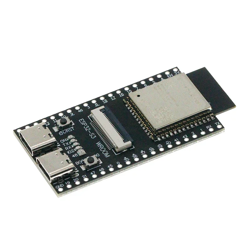 Imagem -03 - Wifi Placa de Desenvolvimento Cam Módulo Bluetooth Câmera Ov2640 Wroom N16r8 Cam Esp32-s3