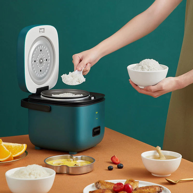 Mini Rice Cooker Multi-function Single Electric Rice Cooker Non-Stick Household Small Cooking Machine Make Porridge Soup Cooker