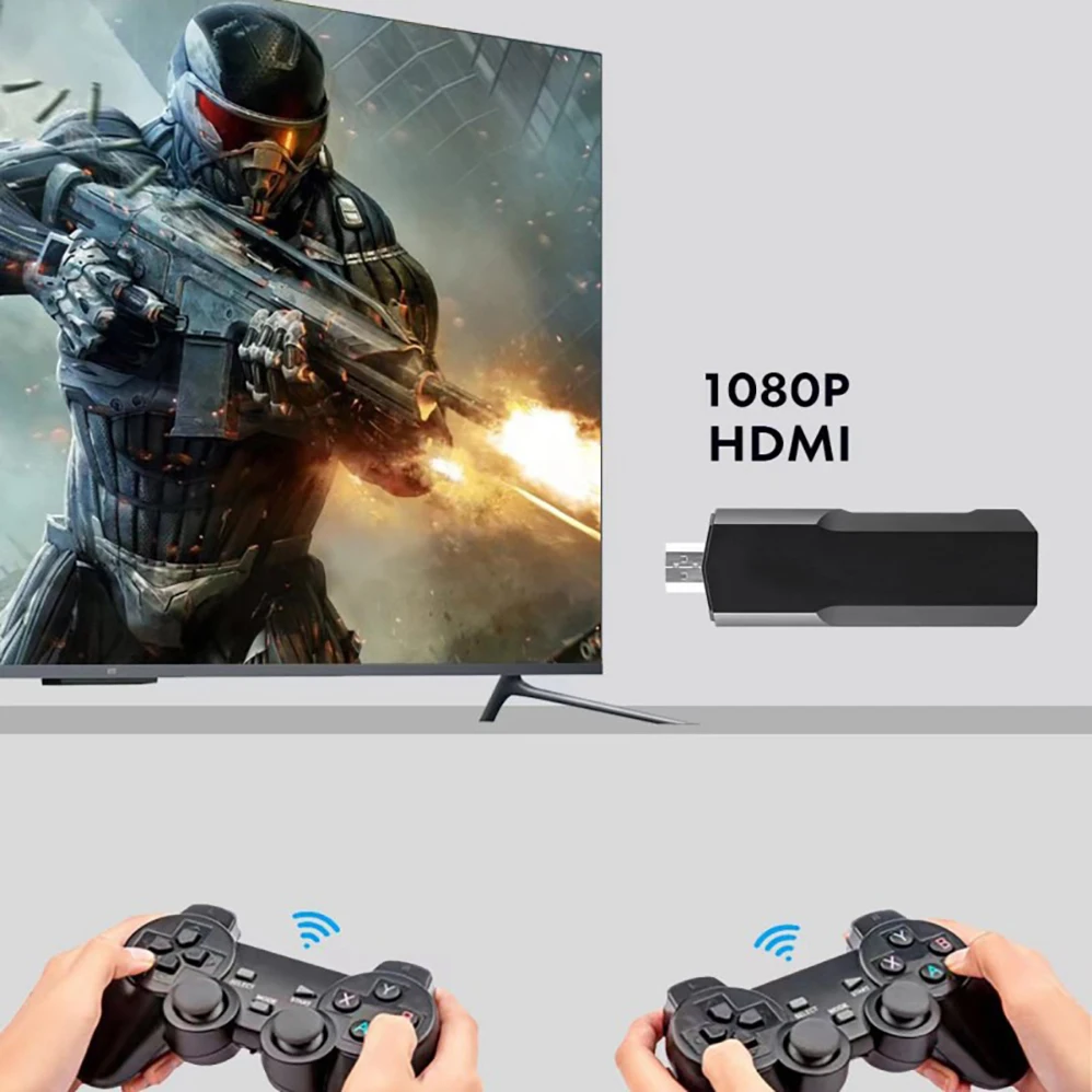 X2 Plus Home Game Console 64G/128G Pro 4K Game Player 3D HD Retro Video Wireless Controller TV 50 Emulator For Kids Gifts