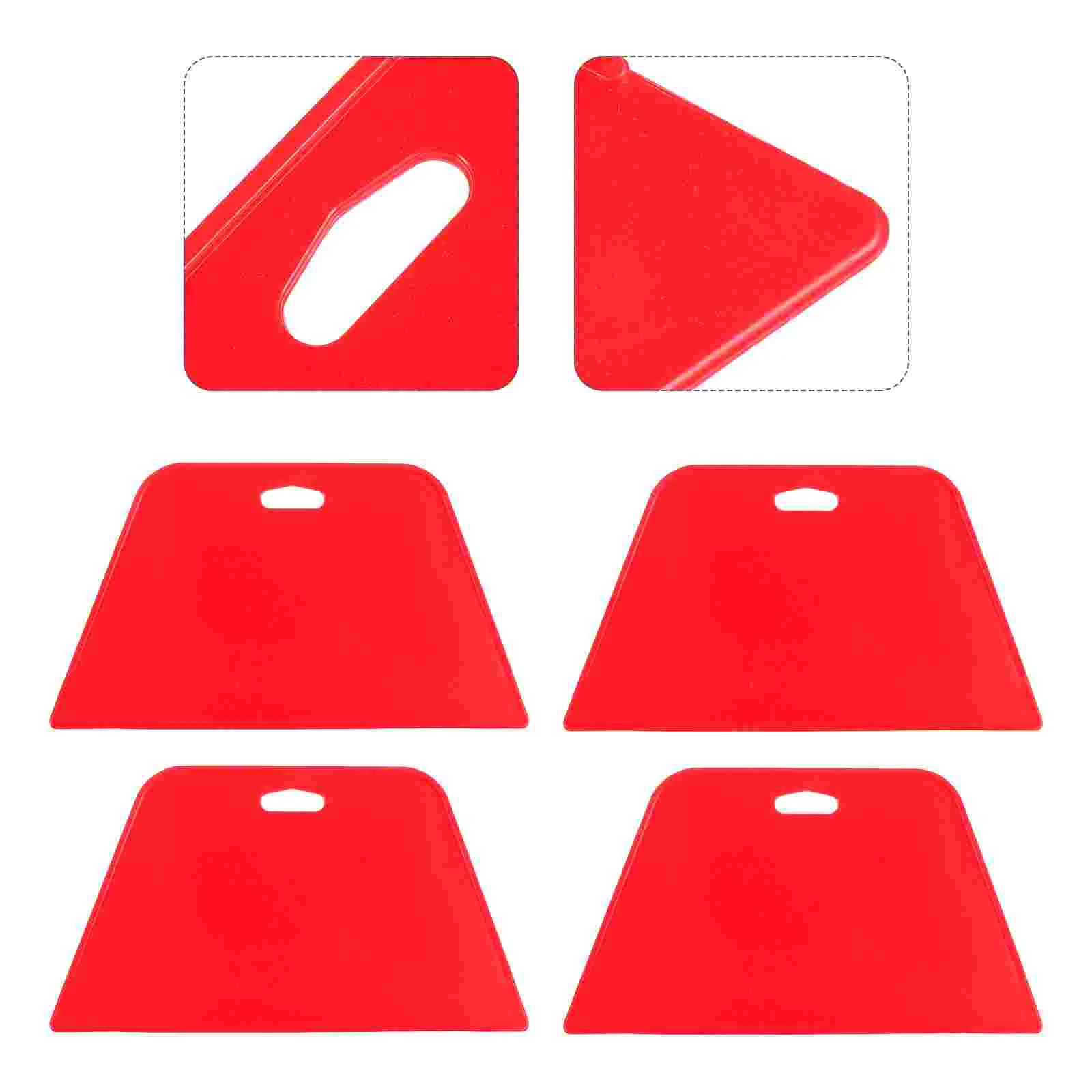 

4 Pcs Wallpaper Smoothing Equipment Scraper Window Squeegee Film Automotive Tools