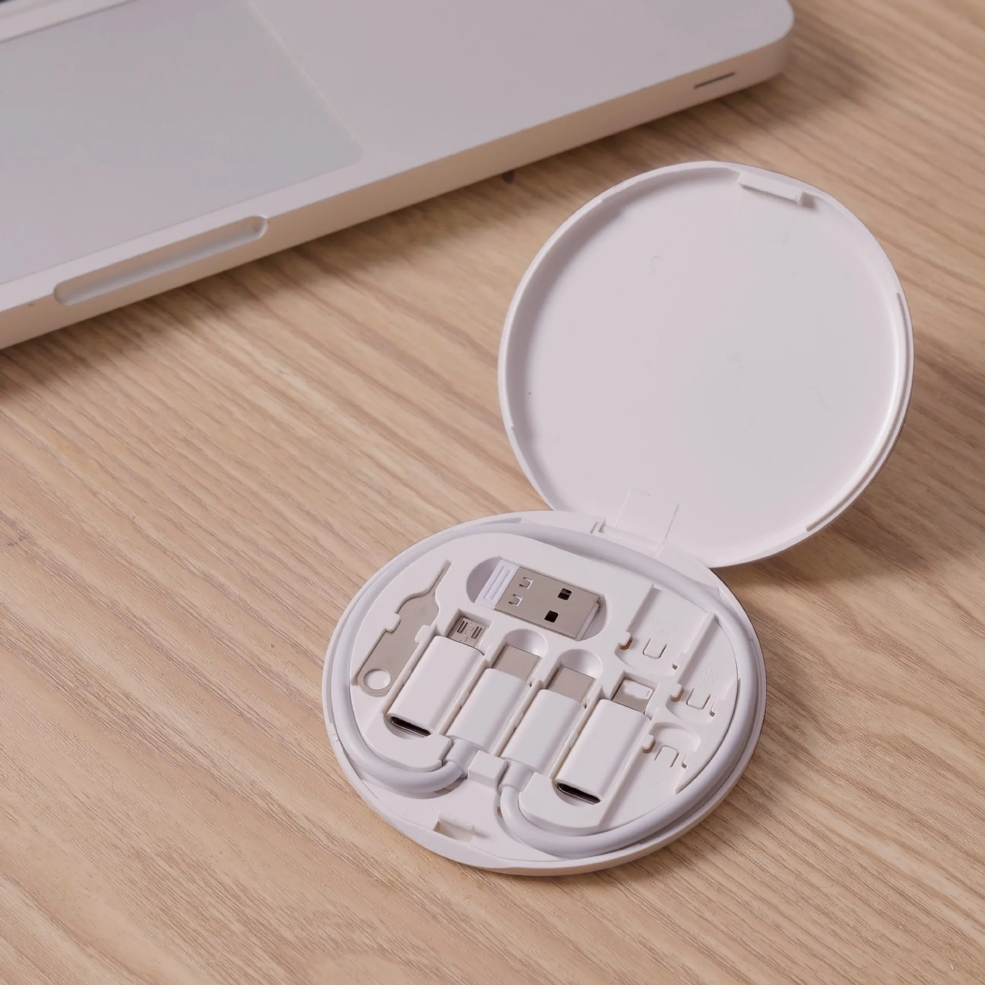 Popular  Portable Multifunctional Data Cable Digital Storage Box Data Cable Fast Charging Wire Mobile Phone Holder Storage