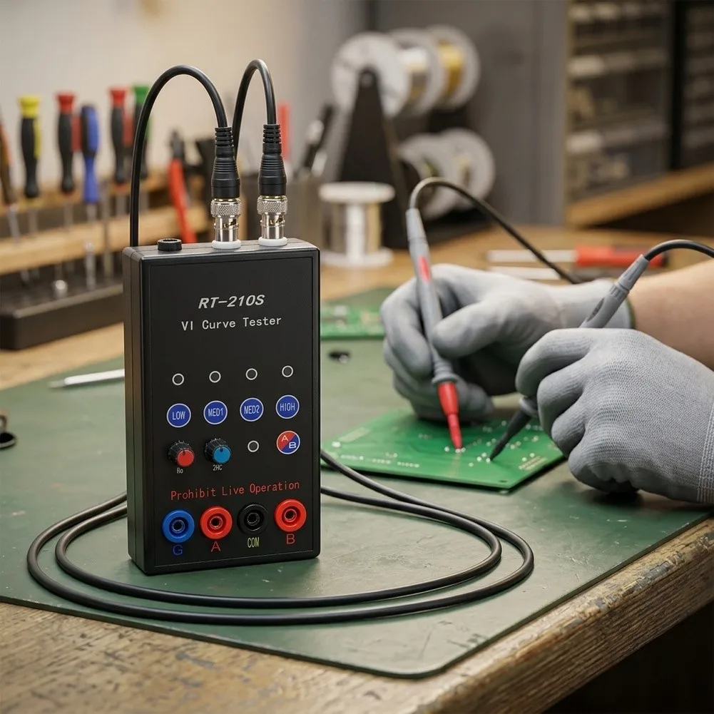 Analog Signature Analyzer Dual Channel Analyzer 270g Tool Meter Lightweight Design Versatile Testing Capability