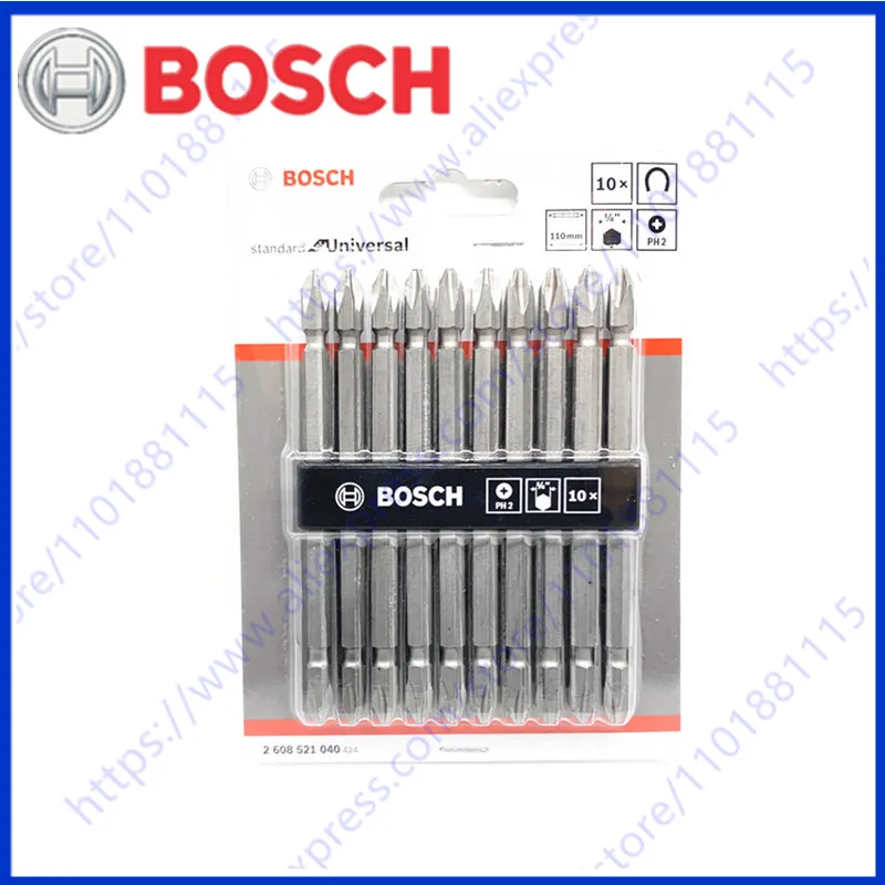 

1/4 "110MM Universal Standard PH2 2608521040 for Bosch Electric Screwdriver Dual Use Bit