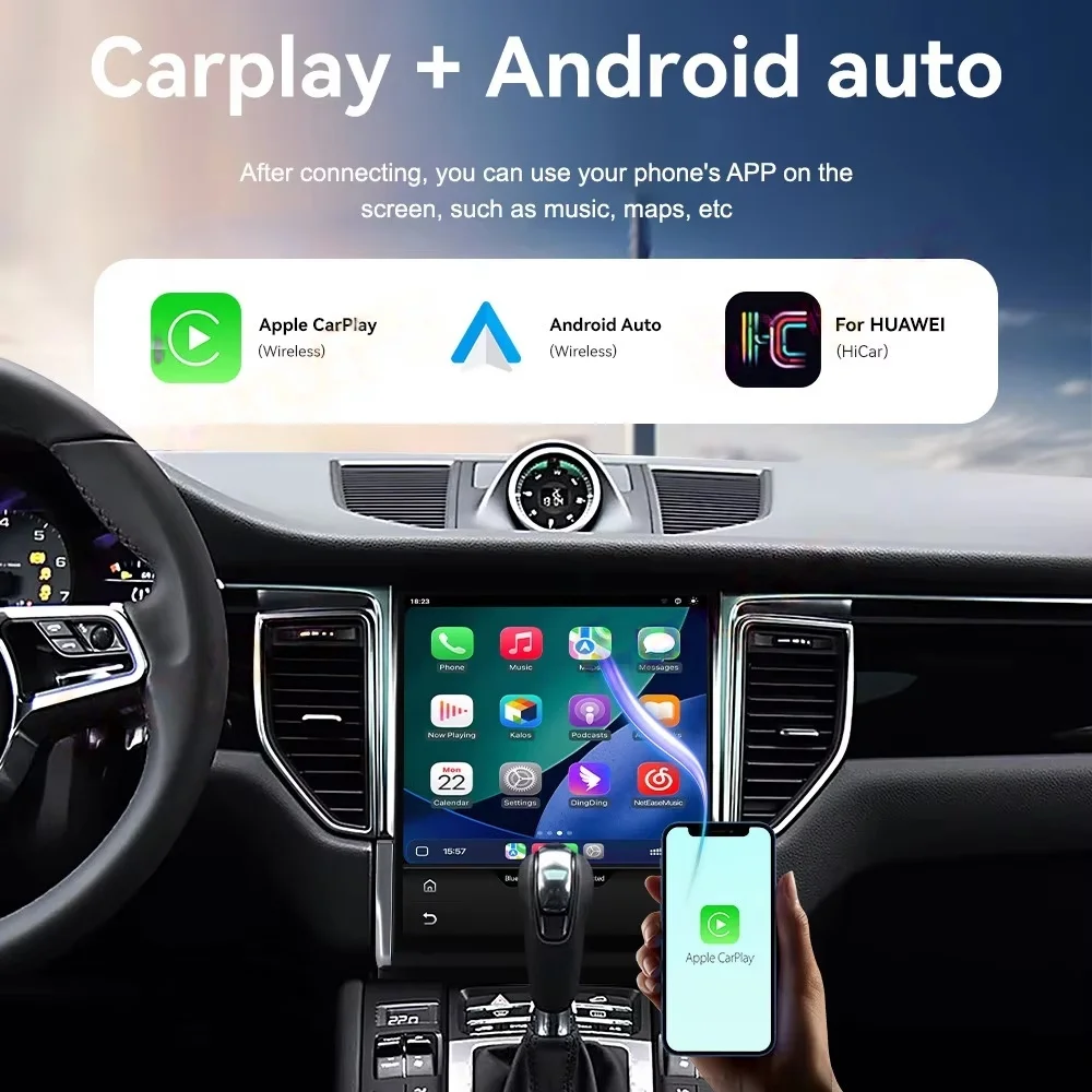 

11.3 Inch Carplay Android 14 For Porsche Macan 2014-2017 Car GPS Navigation Multimedia Player Head Unit Car Radio Media Satnav