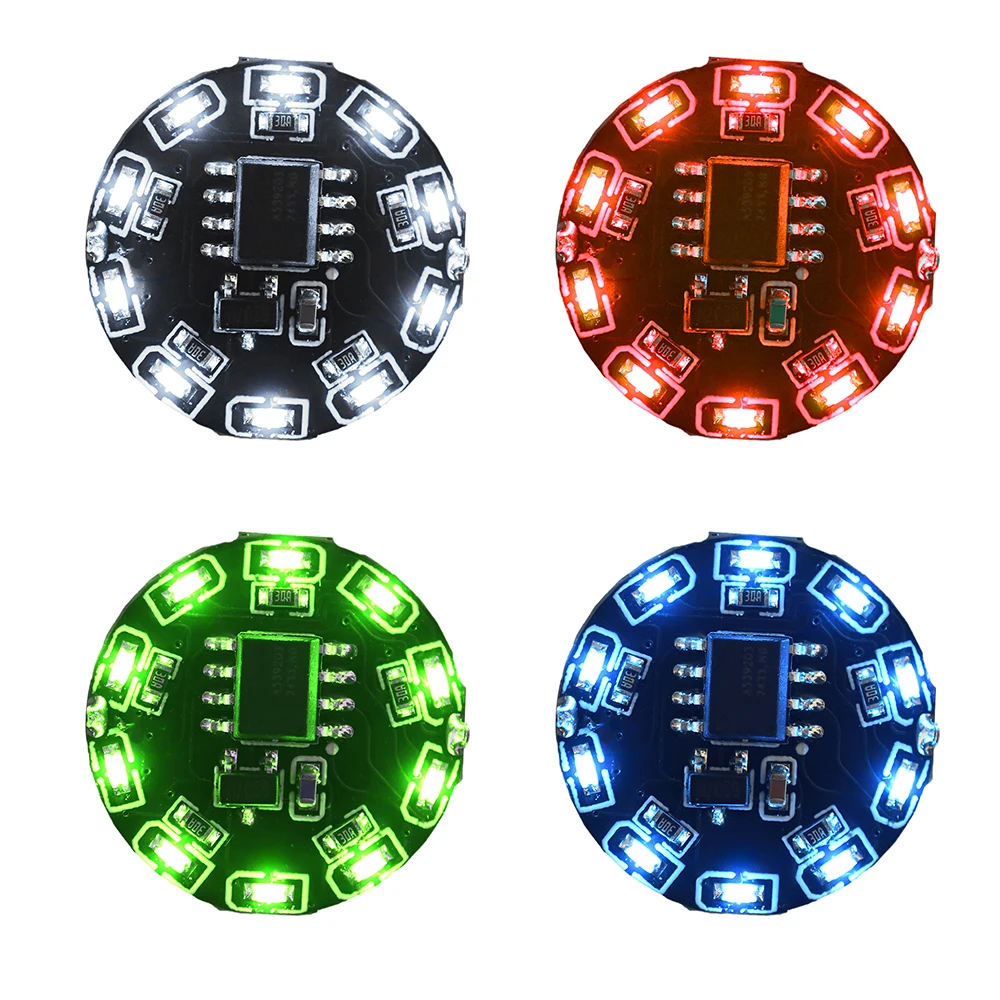 

﻿Mini 16Modes LED Magnetic Light Switch Control Flow Lights Wireless Lamp Toys Robot Model Magnetic Induction Switch w Battery