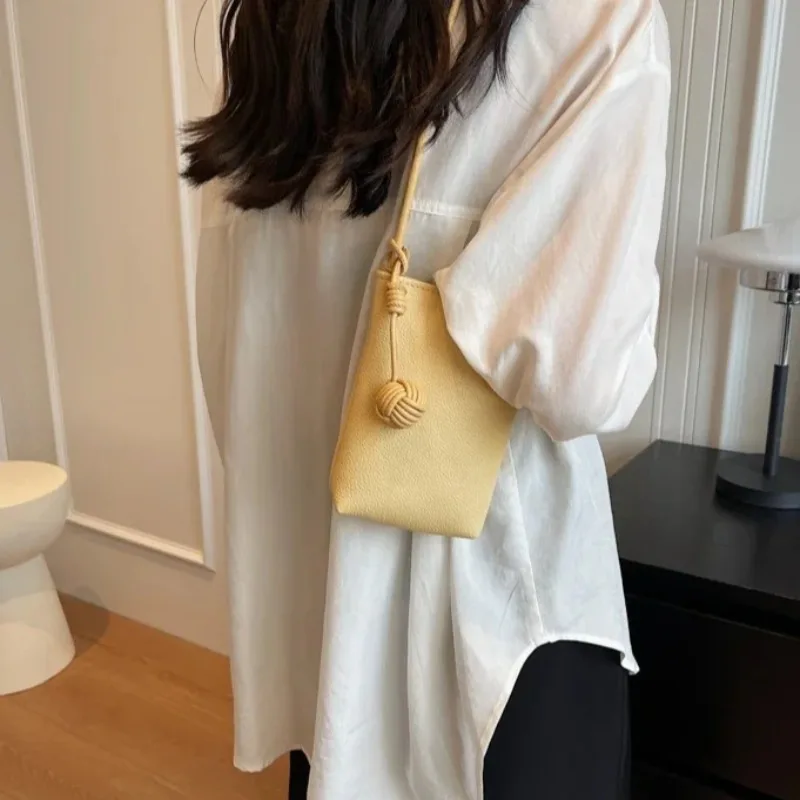Women Leather Small Crossbody Bag Designer Cell Phone Bag Lightweight Fashion Shoulder Bag Ladies Travel Purse image 4
