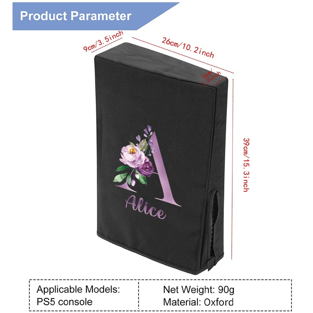 غطاء غبار مطبوع غطاء حماية المضيف PS5 غطاء حماية رقيق للغاية من الغبار /PS5