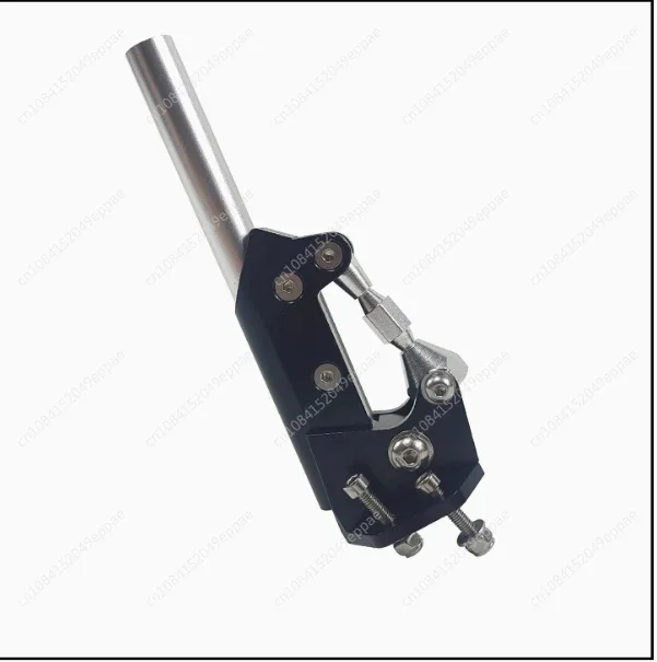 1PCS 4.76mm Flexible Axle with Mouse Tail Bracket Assembly Aluminum Alloy Strut Holder Shaft Sleeve for RC 65cm-85cm Boat