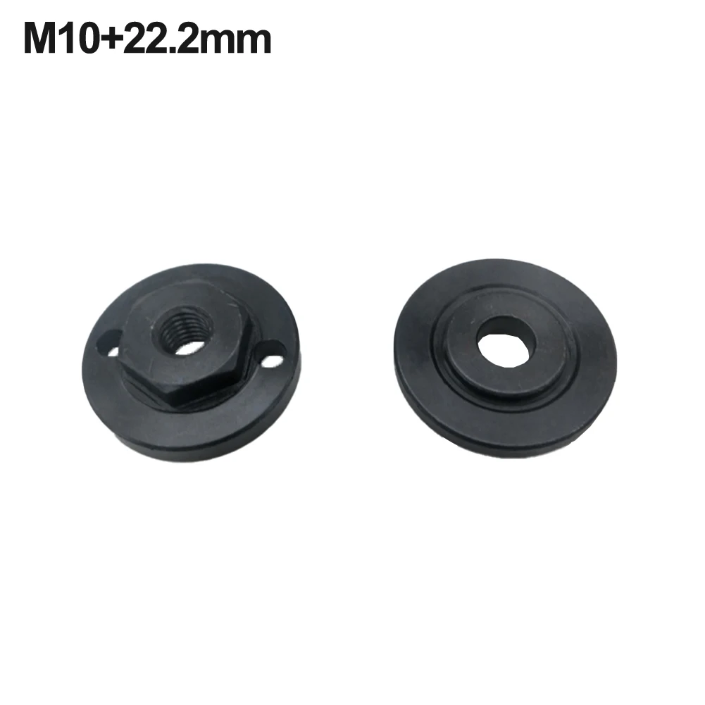 1pcs M10 100 Angle Grinder Outer Flange Nut Set With 20 22 22.2mm Press Plate Hexagon Angle Grinder Outer Flange Nut Parts