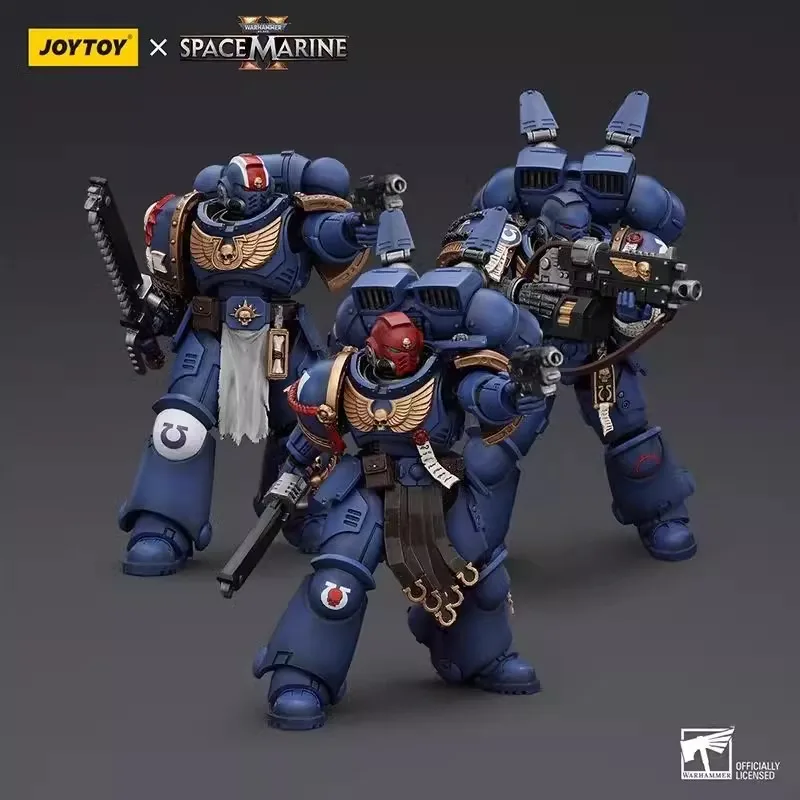 

JOYTOY 40K Action Figure Ultramarines Lieutenant Titus Sergeant Gadriel Brother Chairon Anime Model Toy1:18