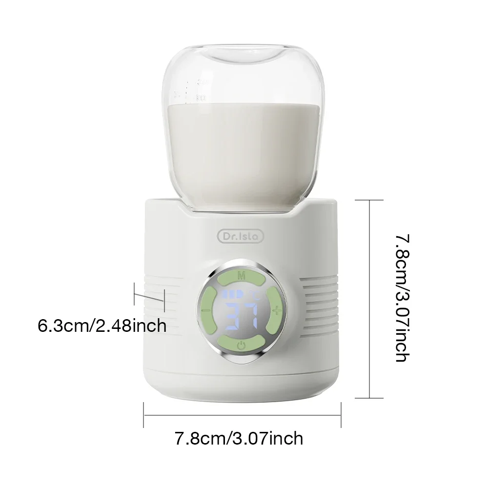 Wielofunkcyjny podgrzewacz do butelek dla niemowląt Podgrzewacz do szybkiego jedzenia Sterylizator do mleka z dokładną kontrolą temperatury Akcesoria do karmienia niemowląt