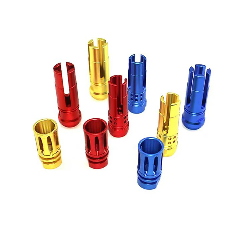 Customized CNC Turning Machining Aluminum Alloy Automotive Modified Oil Pipe Outer Thread Joints