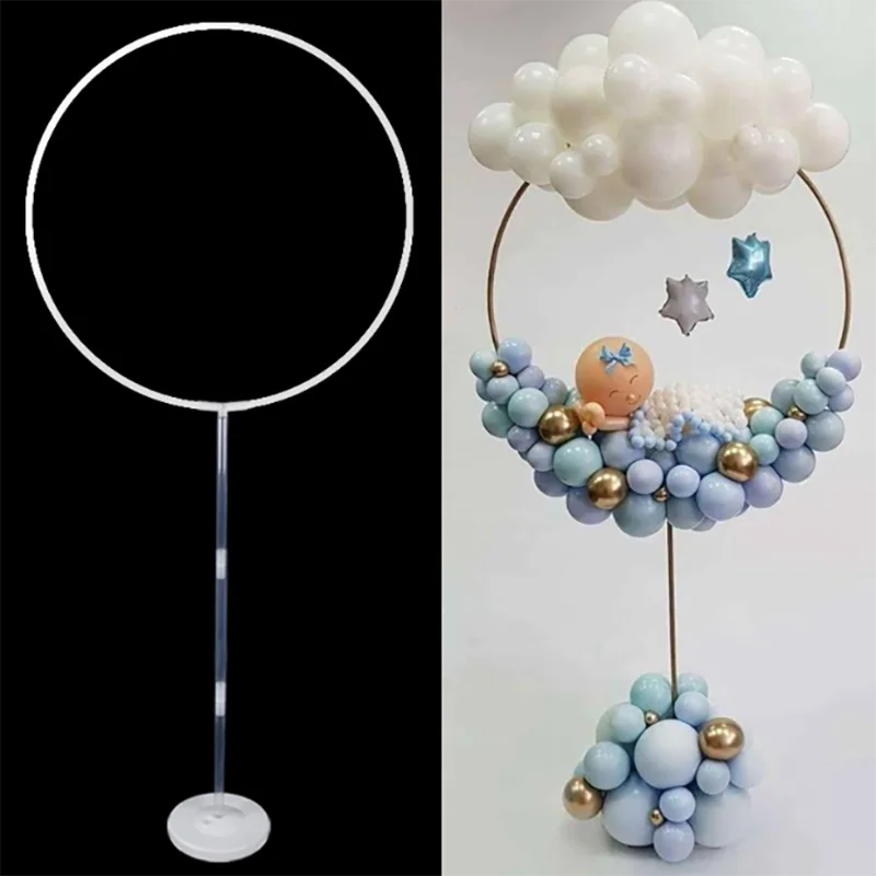 

Circle Balloon Arch Frame Balloons Stand Holder Kit Wedding Decorations Baloon Birthday Party Decorations Kids Baby Shower