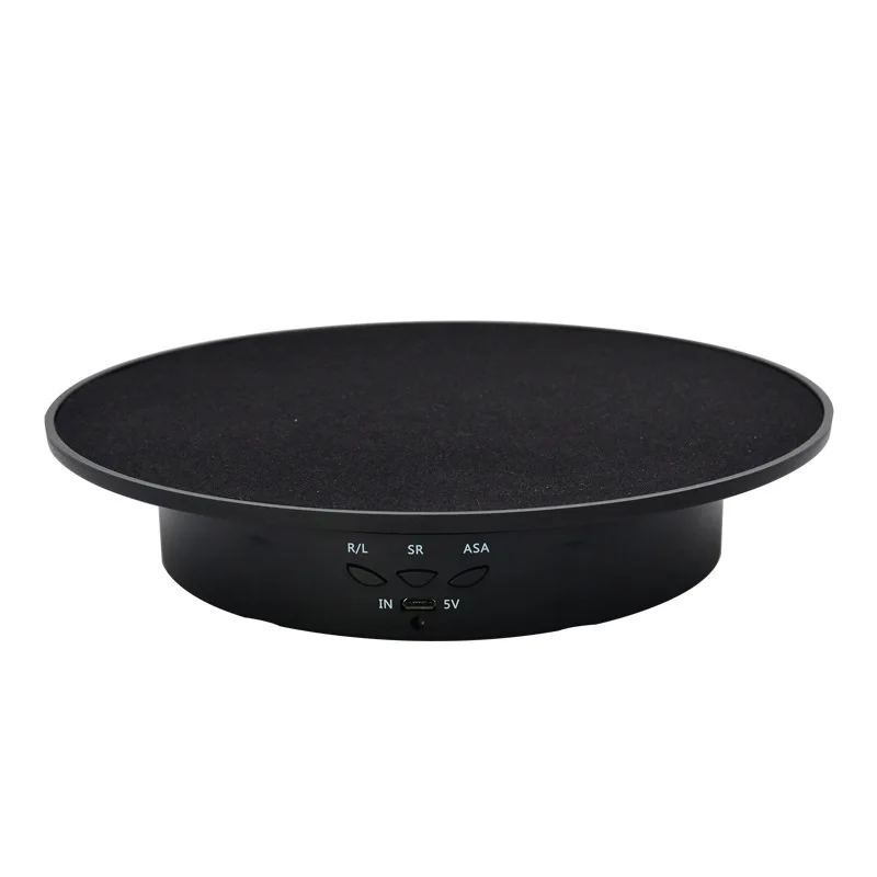 Rechargeable Automatic Rotating Stand for Live Streaming Jewelry, Figurines, and Videos - Electric Rotating with Panoramic View