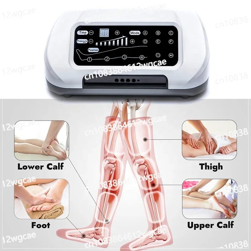 Air Compression Sports Recovery Lymphatic Boots Foot Massager Circulation Relaxation Therapy