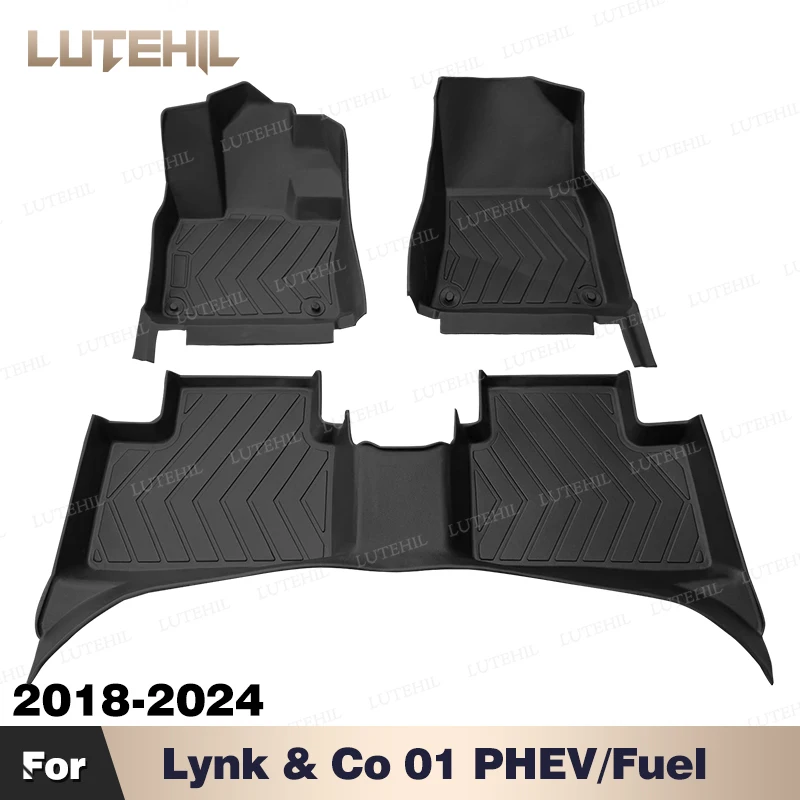 

Для Lynk & Co 01 PHEV/Fuel 2018-2024 2023 2022 2021 2020 2019 Коврик для пола из ТПЭ на заказ, ковер, аксессуары для салона автомобиля