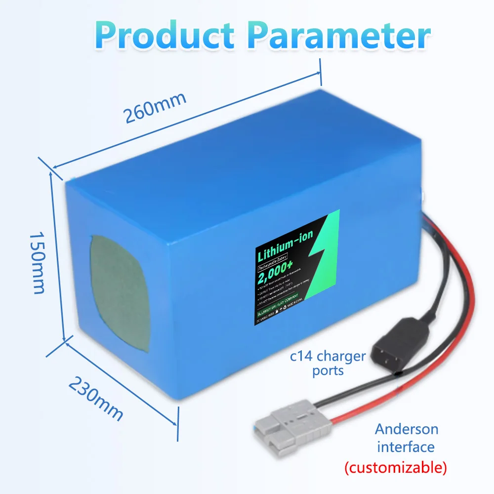 96V 30Ah Lithium Ion Battery Li ion 26S BMS for 5000W Motor Robot  Forklift Van Motorcycle AGV + 10A Charger