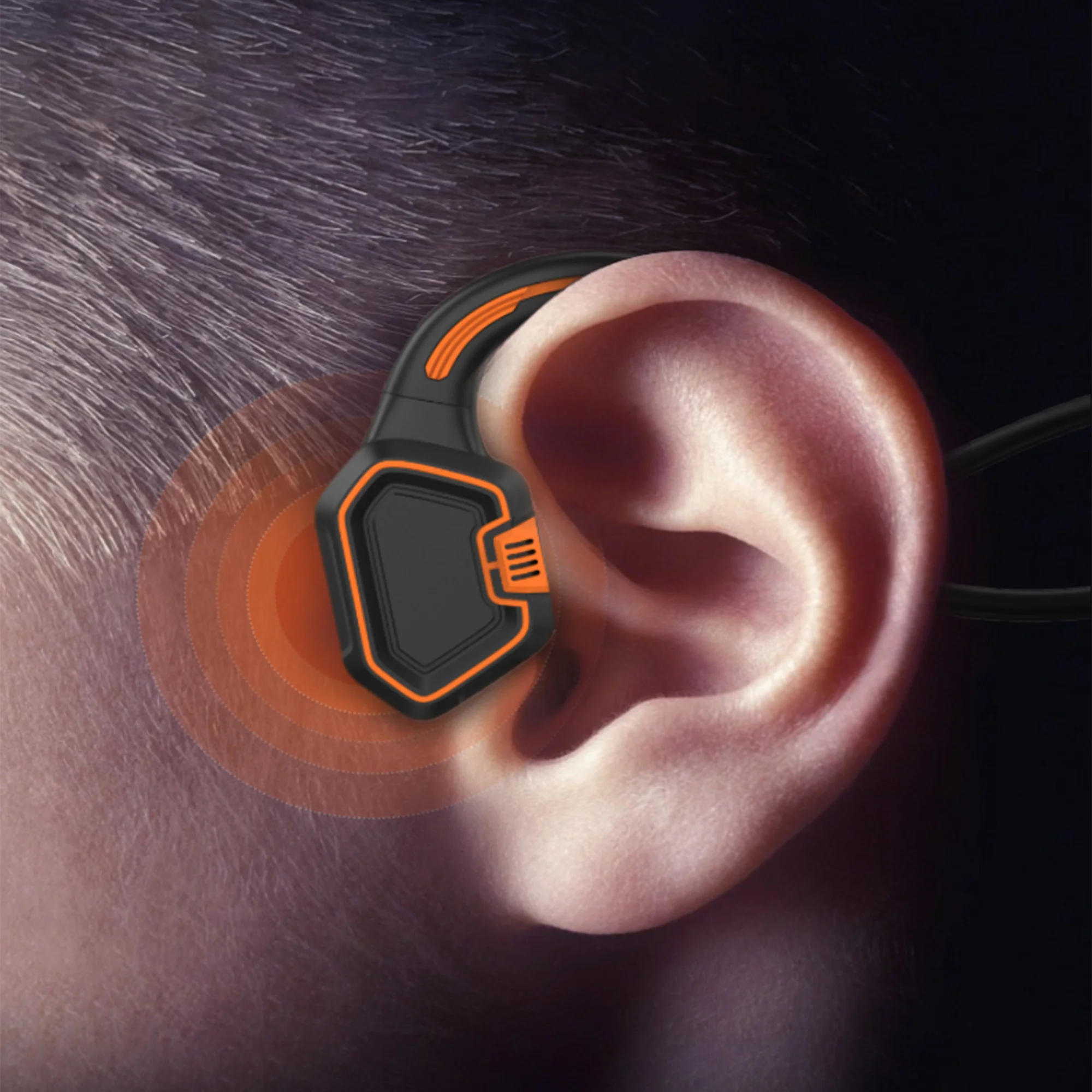 Imagem -05 - Auscultadores Bluetooth sem Fio à Prova Dágua Fone de Ouvido Condução Óssea Headsets de Natação ao ar Livre Xiaomi Huawei Ios Ipx8