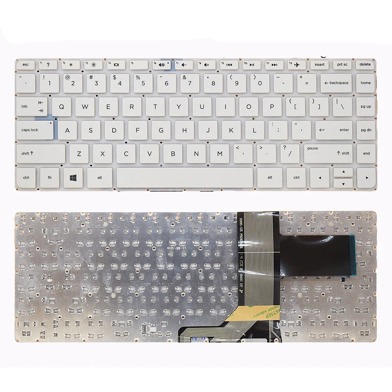 New Genuine Laptop Keyboard Compatible for HP Pavilion 14-V 14-V049TX 14-V050TX 14-V061TX V048TX V034TX V217TX TPN-Q139 TPN-Q142