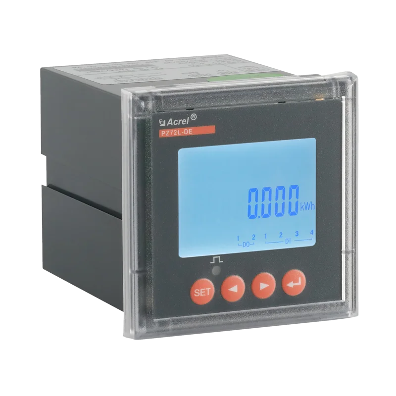 Acrel PZ72L DC 1000V input Multi-function DC Energy Meter with RS485 for DC Monitoring System