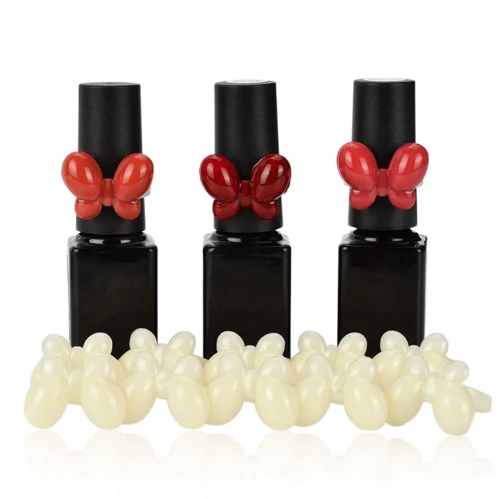 50 pçs anel expositor para arte do prego branco titular durável suporte da arte do prego display prop artesanato uso varejo