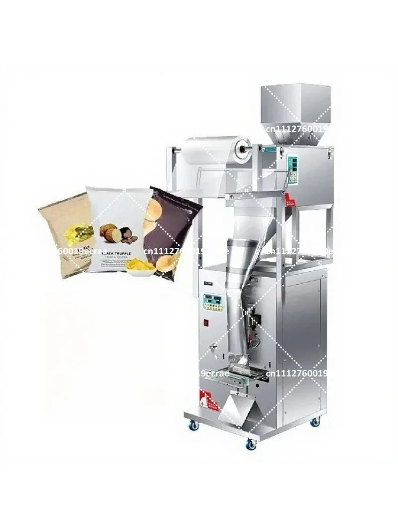Automatic Vertical Snack Packaging Machine for Chips, Cookies, Macaroni, Puffed Food & Banana Chips