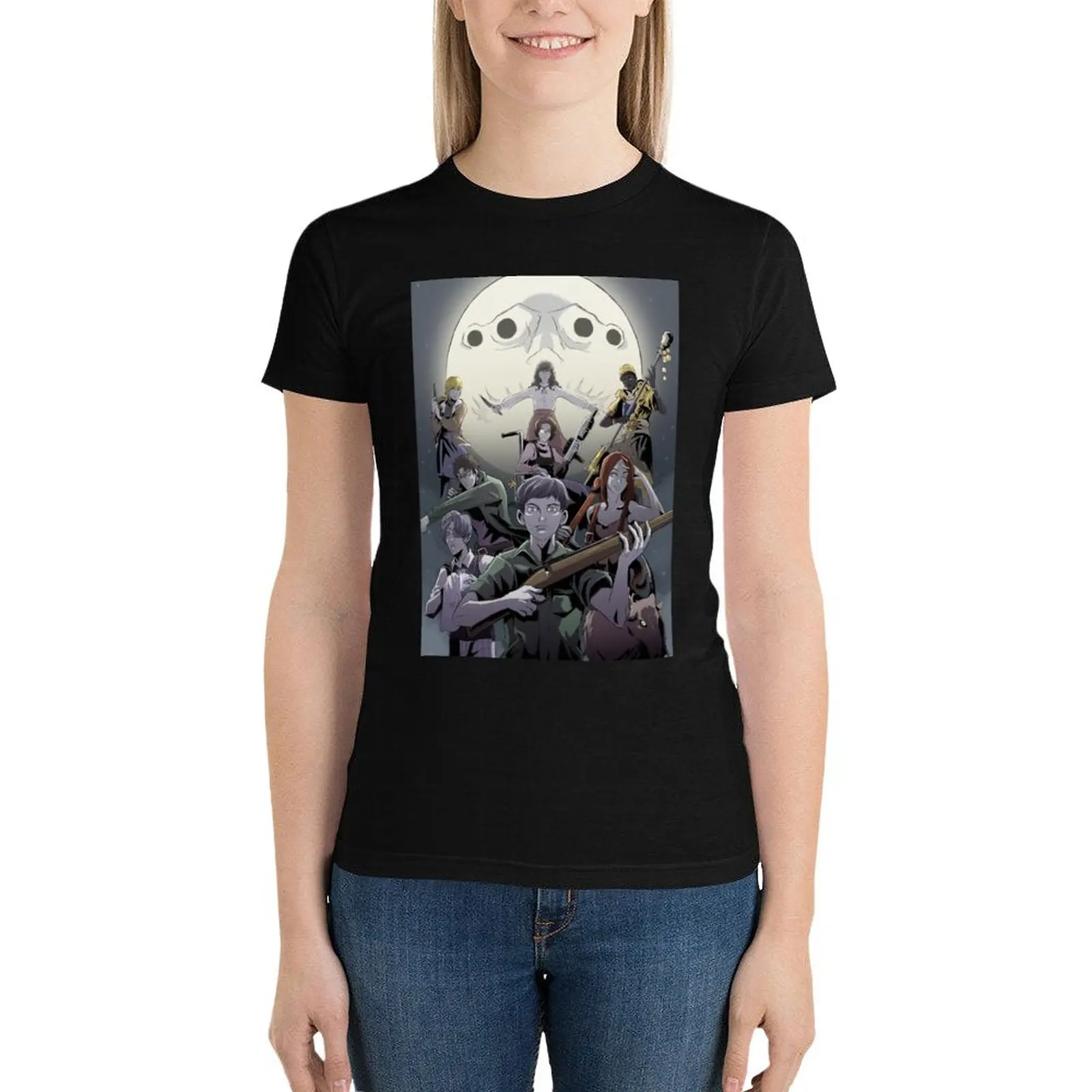 Angst und Hunger 2-Termina Kunst T-Shirt Grafiken Sommer Top Frauen T-Shirt
