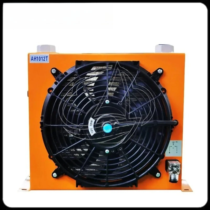 AH1012T-CA Hydraulic Air Cooler Air Cooled Oil Radiator AF Series Plate-Fin Hydraulic Aluminum Oil Coolers 100L/MIN
