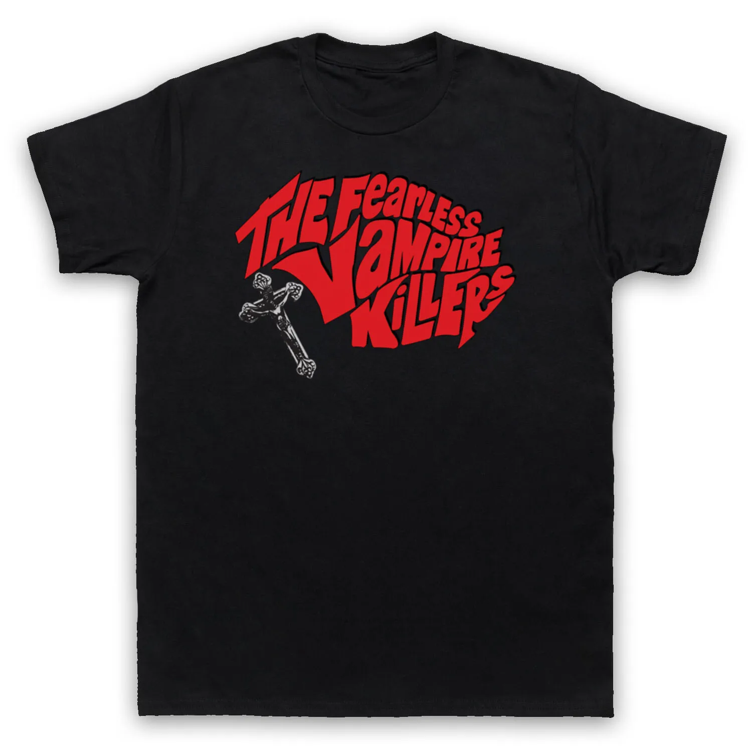 T-SHIRT pour hommes et femmes, film d'horreur de comédie non officiel, tueurs de vampire sans peur