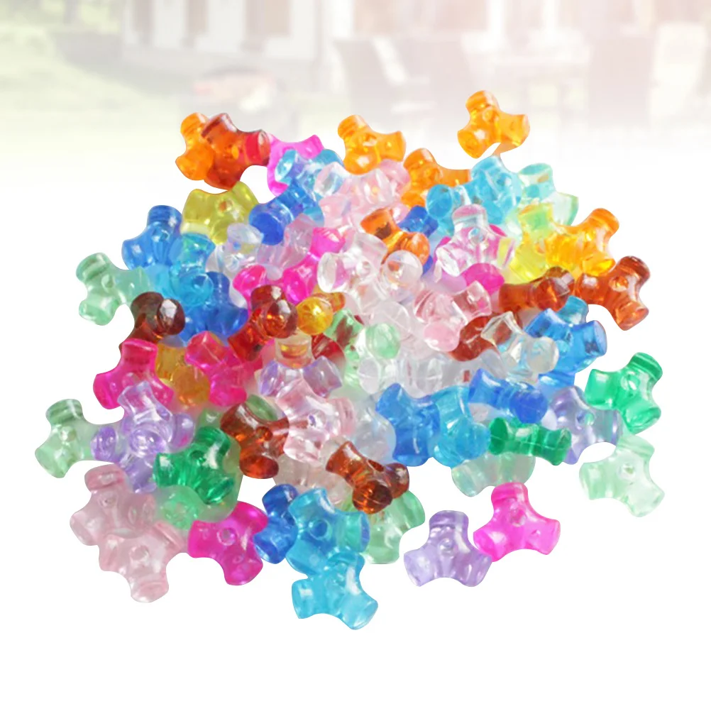 1000Pcs Plastic Loose Beads Kits DIY Kids Jewelry Making Craft Necklace Bracelet Multicolor Beads Set Bead Kids Set
