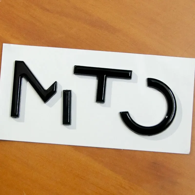 

Black MITO Tail Letter Badge Trunk Emblem Car Stickers For Alfa Romeo Mito Exterior Decoration Accessories