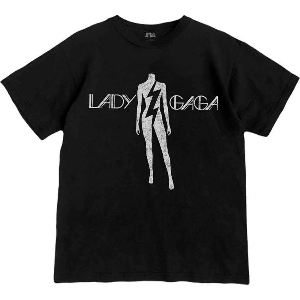 Men'S Lady Gaga The Fame T Shirt X Large Black