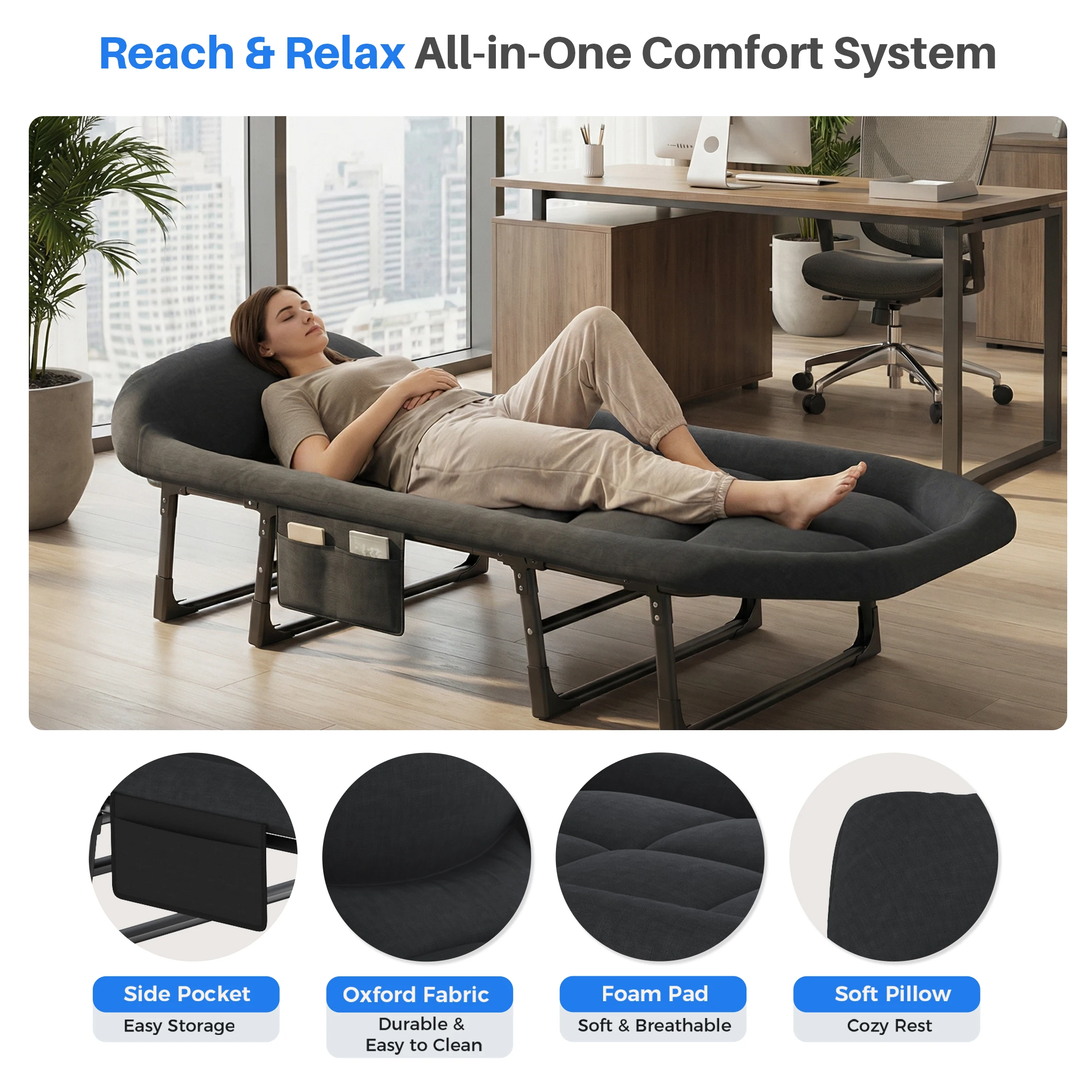 foldable camping bed compact