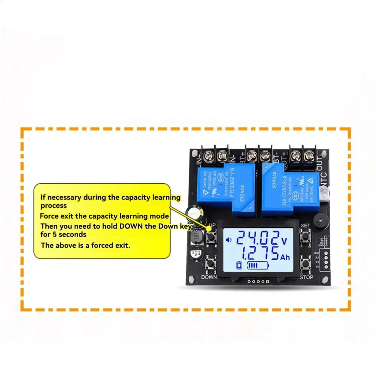 fine XY-BT13L 30A Battery Charge Control Module Charge and Discharge Protection Bidirectional Current Detection Protector