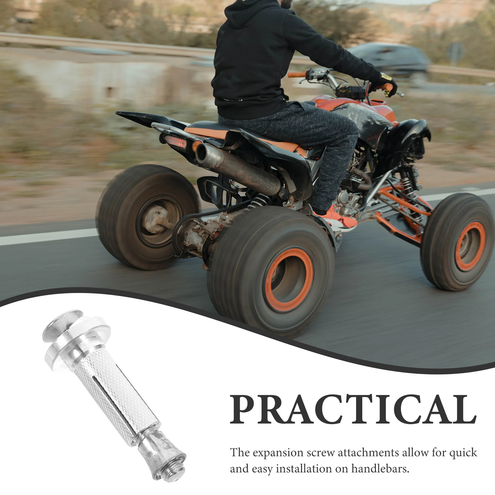 สกรูยึดแฮนด์การ์ด ทนทาน สำหรับรถออฟโรด รถมอเตอร์ไซค์ รถเอทีวี รถควอด อุปกรณ์เสริมมอเตอร์ไซค์ ขายึด ตัวยึด