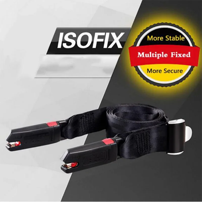 ISOFIX LATCH Belt Connector Interface Connection For Baby Car Safety Seat Child Seats ISOFIX Car Seat