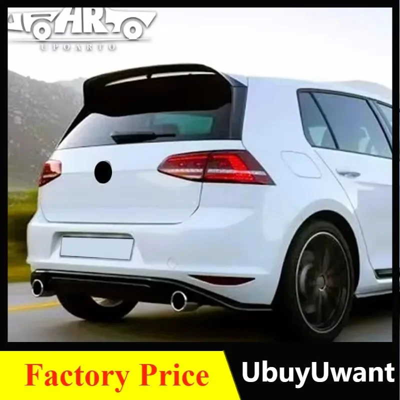 Spoiler Accessories Carbon Body Kit Clubsport Style Rear Roof Spoiler For Volkswagen Golf 7 7.5 GTI R