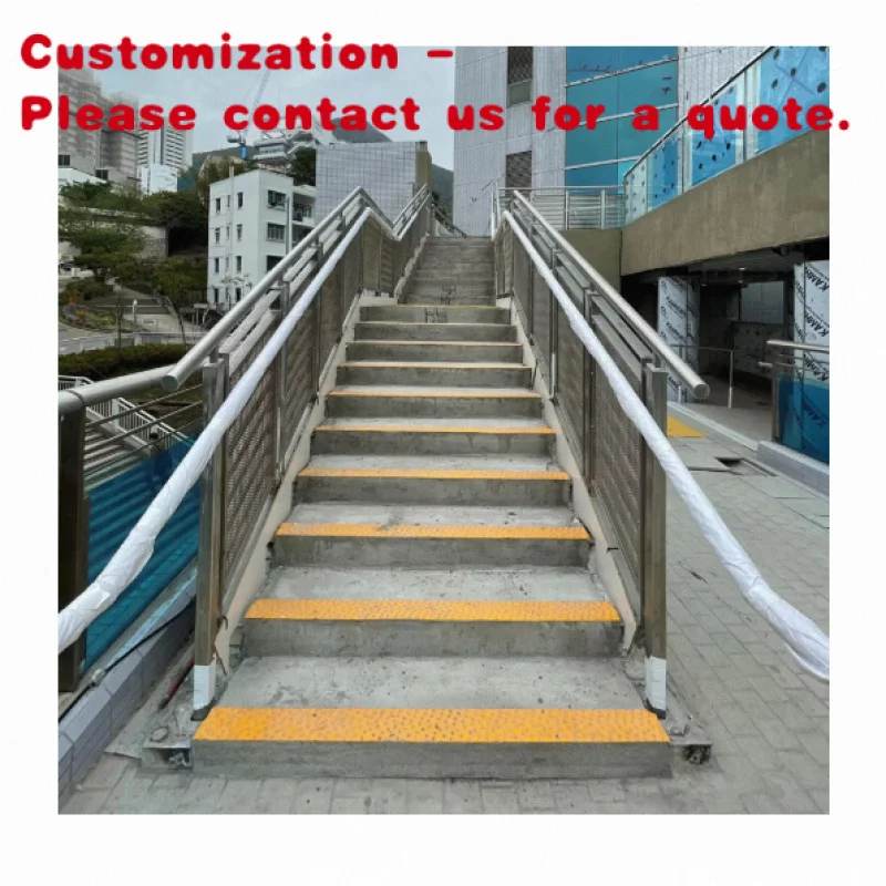 

на заказ.Наружная лестница из нержавеющей стали, перила, перила, перила балюстрады, индивидуальная лестница