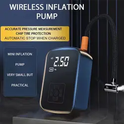 Car Wireless Electric Inflation Pump Air Compressor Tire High-pressure Inflation Pump For Motorcycle Bicycle Boat AUTO Tyre Ball