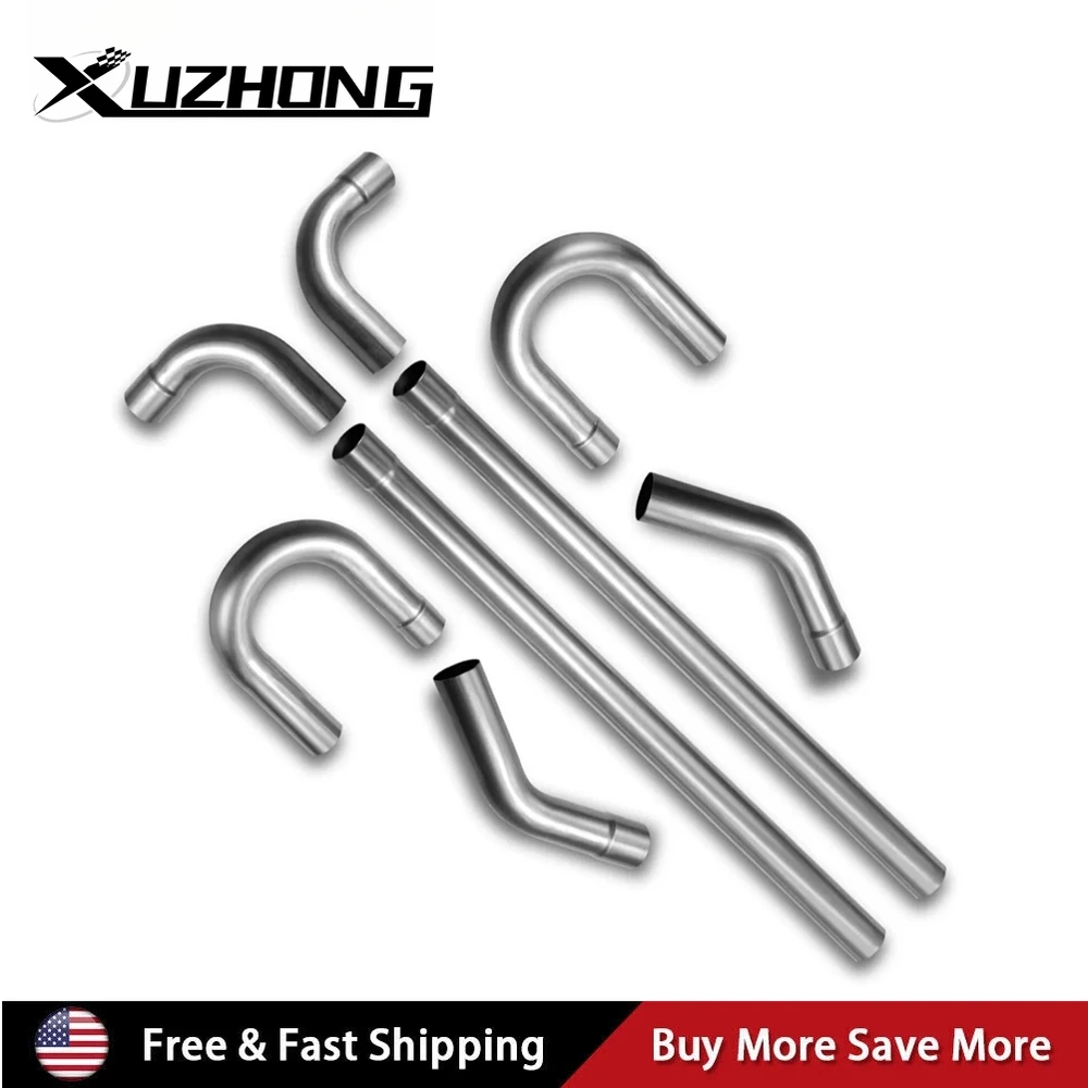 

Высокое качество, 8 шт., 2,5 дюйма, турбоинтеркулер из нержавеющей стали, комплект коленчатых труб U-образный изгиб 45 ° 90 ° 180 ° Комплект трубопроводов Sliver EGR-1047