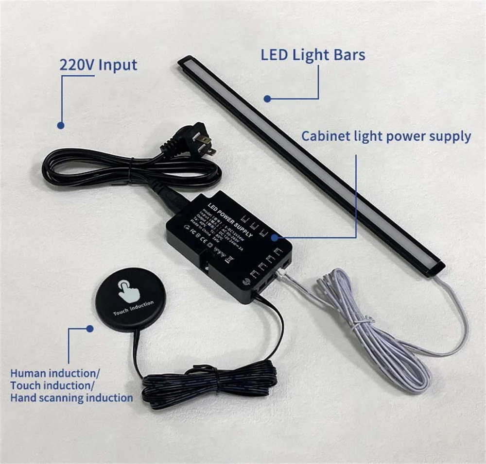 Household DC 12V 24V Removable Smart Body Hand Sweep Sense Switch Touch Switch For Mirror And Lihgt