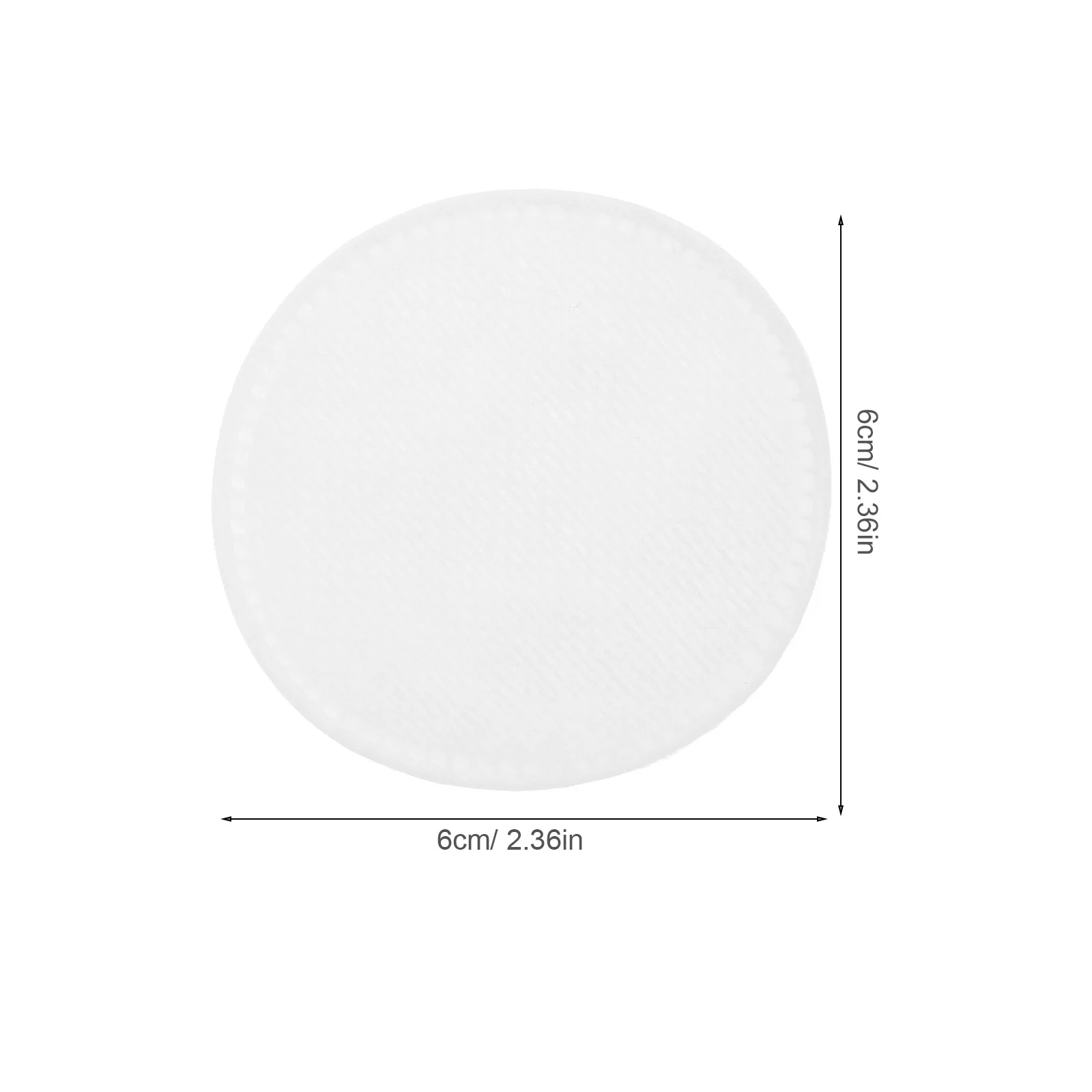 Dischetti di cotone per trucco da 100 pezzi Dischetti di cotone puro addensato su entrambi i lati per la pulizia del viso Dischetti per la rimozione degli occhi delle labbra della pelle sensibile