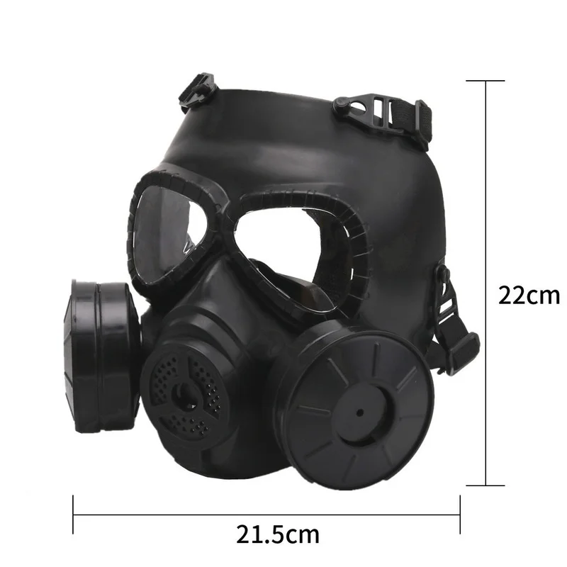 Full face gas mask military reality CS field protective helmet commando mask gas mask mascara