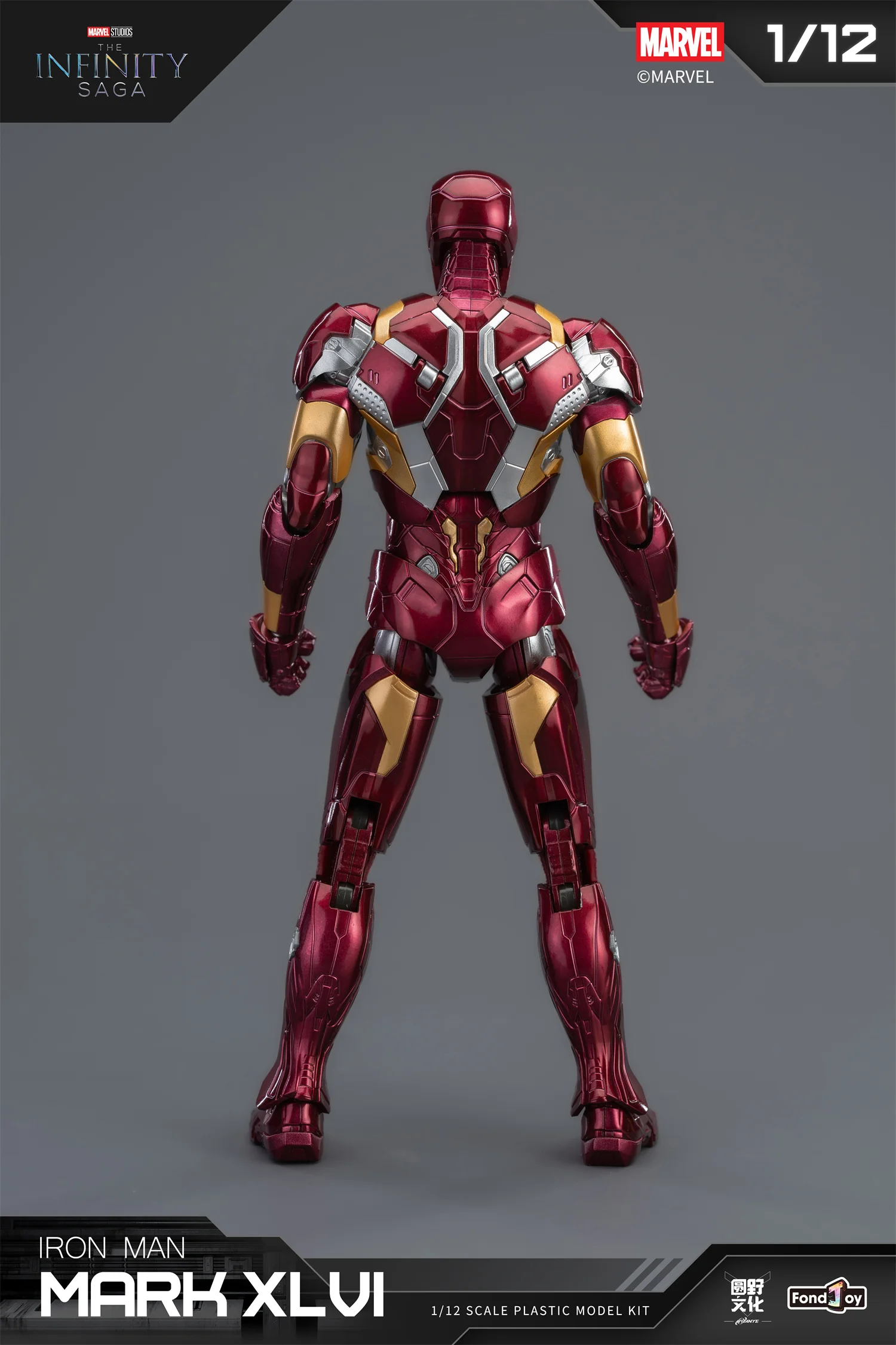 1/12 Original FondJoy Iron Man Tony Stark Legend Action Figure MK45 MK46 MK50 MK4 DIY Baustein Spielzeug Sammlung Anime Modell – Detail 10